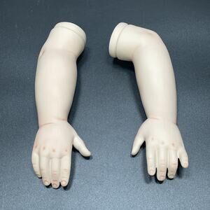 Vtg 1995 Ursula Walter Bisque Porcelain Doll Arms (2) Bell Ceramics MM5055 Parts